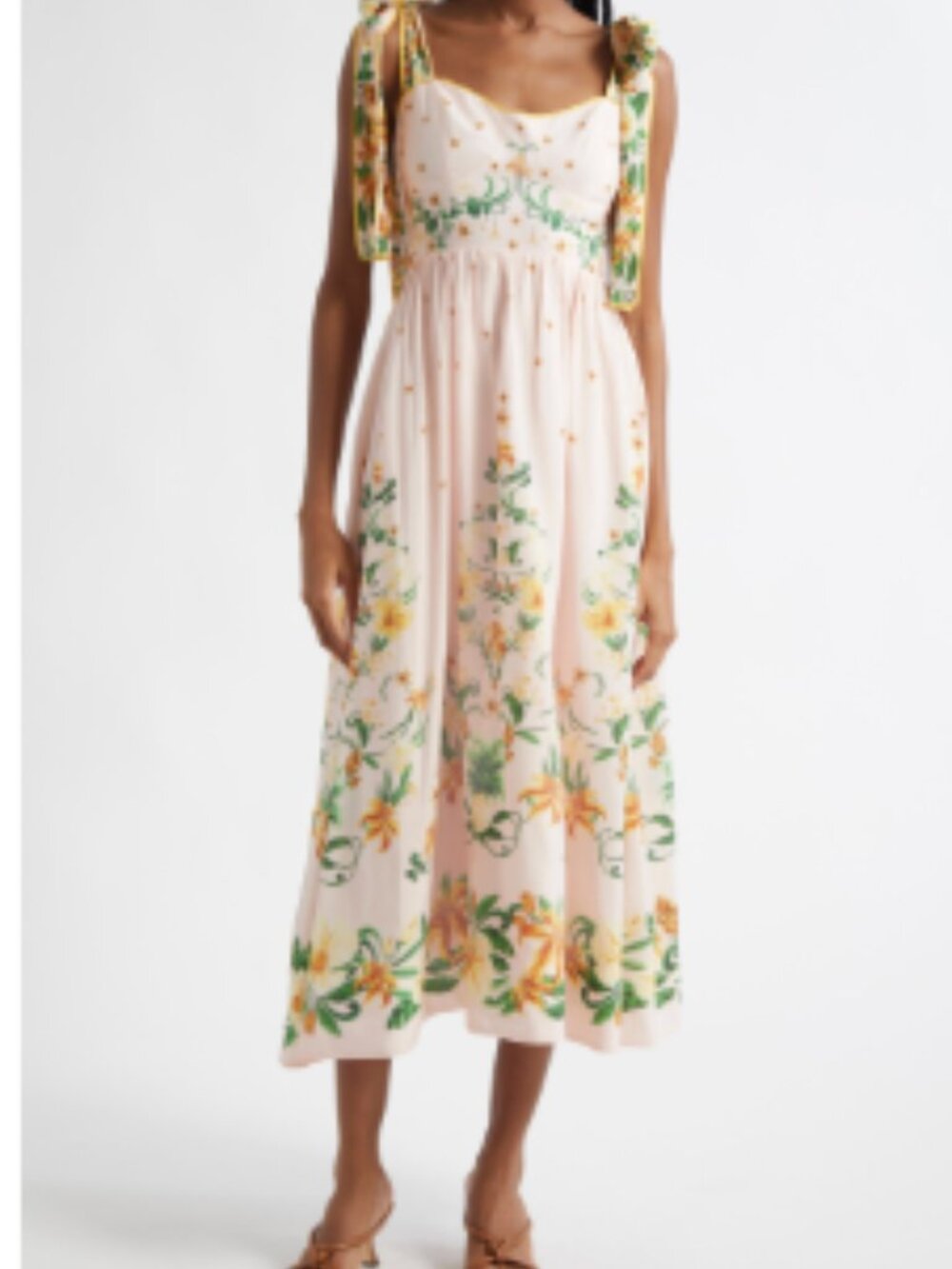 FARM Rio Botanical Beauty Cotton Blend Sundress